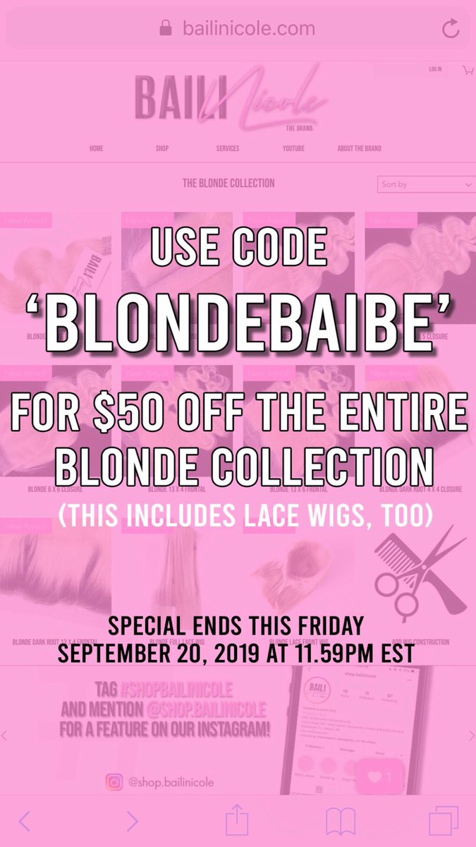 bailinicole's tweet photo. The Blonde Collection is now on sale for a limited time at https://t.co/ySiIa6wGiK ✨ #fsuhc #famuhc #tcchc https://t.co/PN5TtCnObg