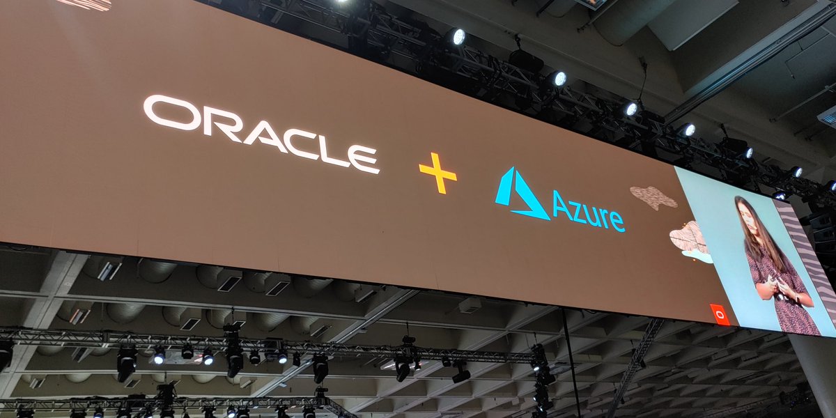 OcCastilloC's tweet image. Merrie Williamson, VP de @Azure para infraestructura habla sobre la interoperabilidad con la nube de @Oracle #OOW19 #onecode