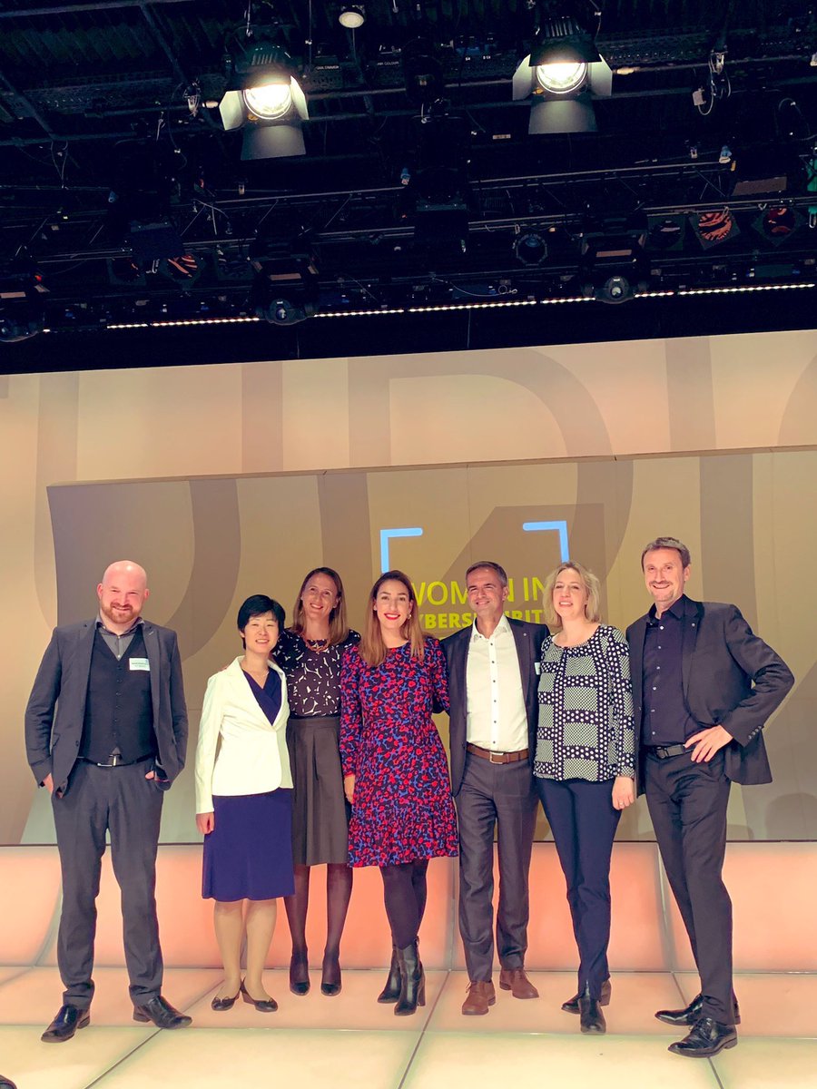 M_Miho_JPN's tweet photo. .⁦@WCA_Wien⁩ Women in Cybersecurity Award (Professional Category) finalists are Kirsten Davies, Isabel Munch &amp; Bettina Thurnher. The winner is Kirsten. Congratulations! We are grateful for the many nominees and their supporters to make the world more resilient. #ISW Vienna https://t.co/tm7zhEYb1v