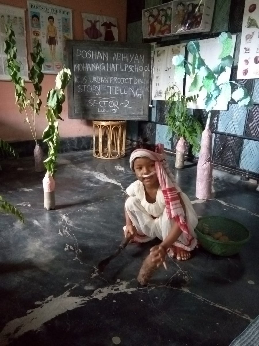 SupratimGoswami's tweet image. Creativity although it&apos;s best. Storytelling competitios held at each AWC of Dibrugarh urban ICDS project. #PoshanMaah2019 #SahiPoshanDeshRoshan @MinistryWCD @PoshanAssam @PDibrugarh @POSHAN_Official @PhukanGitashree @MannKiBaat_PMO @PMOIndia