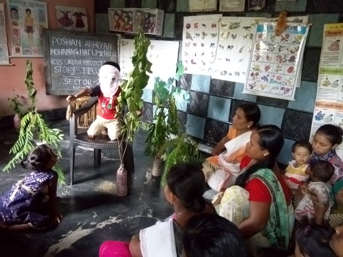 SupratimGoswami's tweet image. Creativity although it&apos;s best. Storytelling competitios held at each AWC of Dibrugarh urban ICDS project. #PoshanMaah2019 #SahiPoshanDeshRoshan @MinistryWCD @PoshanAssam @PDibrugarh @POSHAN_Official @PhukanGitashree @MannKiBaat_PMO @PMOIndia