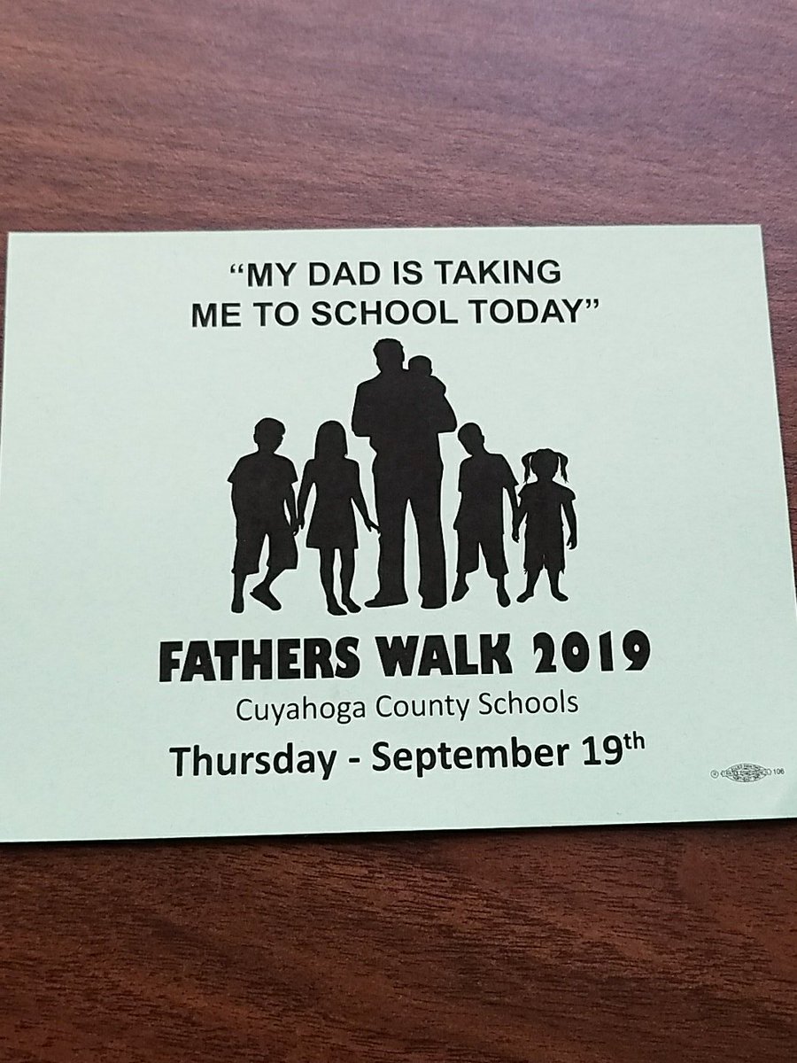 CaseSchool's tweet photo. Make sure you join us for our Father's Walk on Thursday, September 19th, from 7:30-8:30! All men welcome!! @EricGordon_CEO @CLEMetroSchools https://t.co/SQ0emEDVuE