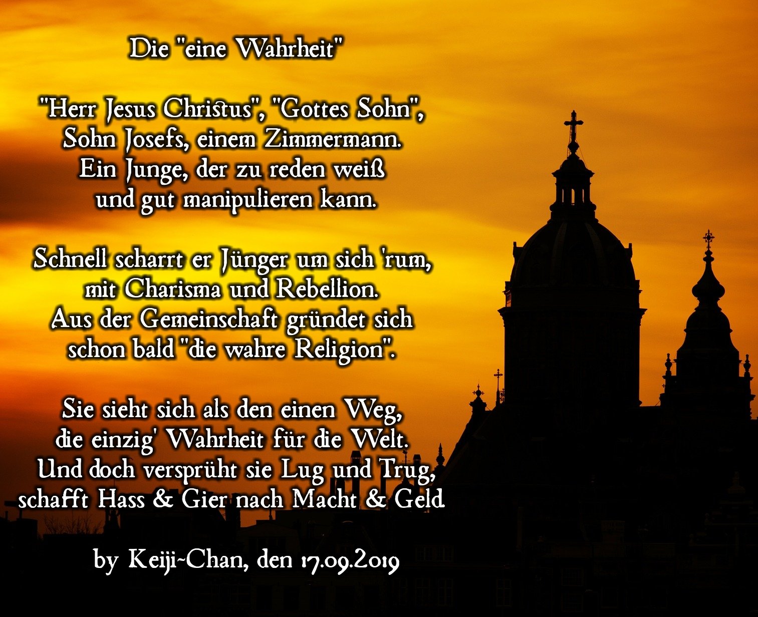 Keiji Chan On Twitter Die Eine Wahrheit Wahrheit Jesus Christus Christentum Religion Glaube Christ God Truth Luge Krieg Faith Gottessohn Gott Sohngottes Junger Apostel Sekte Macht Geld Papst Money Pope
