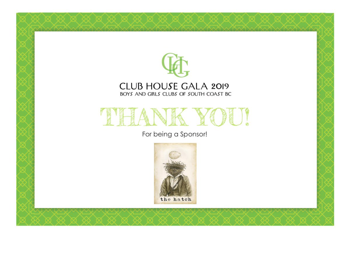 BGCbelong's tweet photo. Only the finest for our guests! @HatchWines returns as a sponsor of #ClubHouseGala this Friday. #ThankYou! https://t.co/WM63ObWHEd