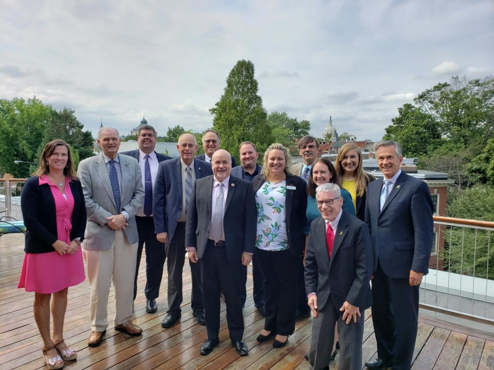 WICULeague's tweet image. Hike the Hill 2019 is in full swing! Credit Union Activists have met this AM with @SenRonJohnson, @RepGwenMoore, and @repmarkpocan.