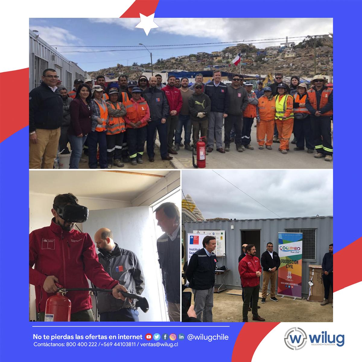 Con el objetivo de crear una cultura preventiva, pasar unas fiestas patrias seguras y sin accidentes laborales, Wilug realizó capacitaciones mediante realidad virtual en fondas y ramadas de la pampilla de Coquimbo, junto al Seremi Del Trabajo Matías Villalobos. FELICES FIESTAS🇨🇱