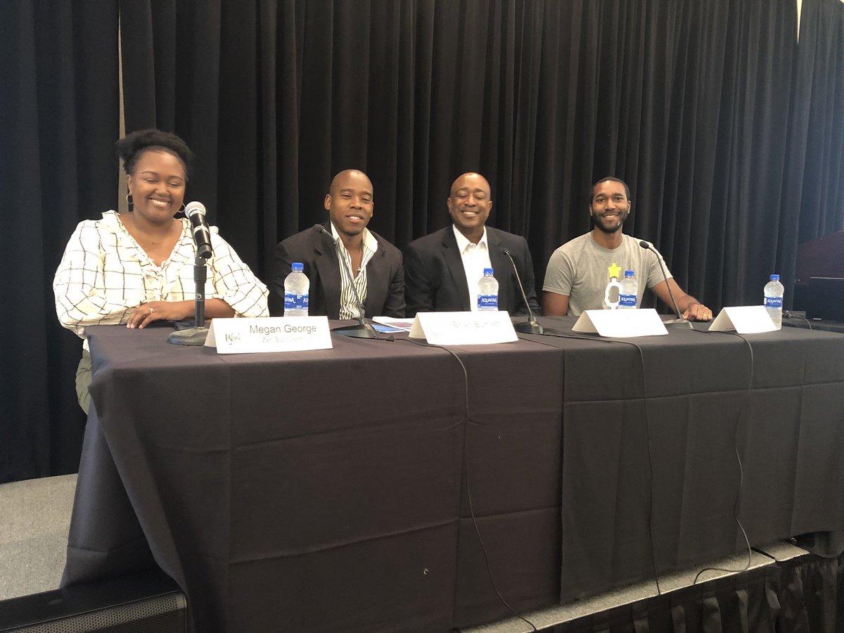 DanyaPerry's tweet photo. Day #2 of Black Entrepreneurship Week!!! Started off with an amazing panel sharing the “secret sauce” for success!!!! #BEW2019 THANK YOU @bestdamntailor @walkwest @RewardStock @theZenSucculent @raleighchamber @RaleighWake #EquitableEconomicDevelopment https://t.co/zBWGWc135U