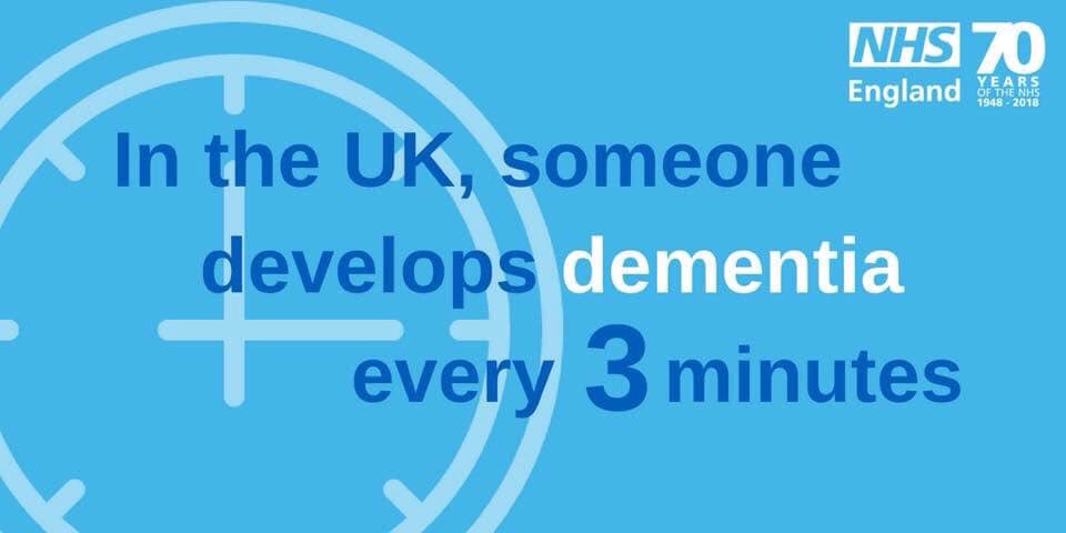 Scary, isn’t it?! 😞 

#Dementia #DementiaFacts #Islington #Hackney