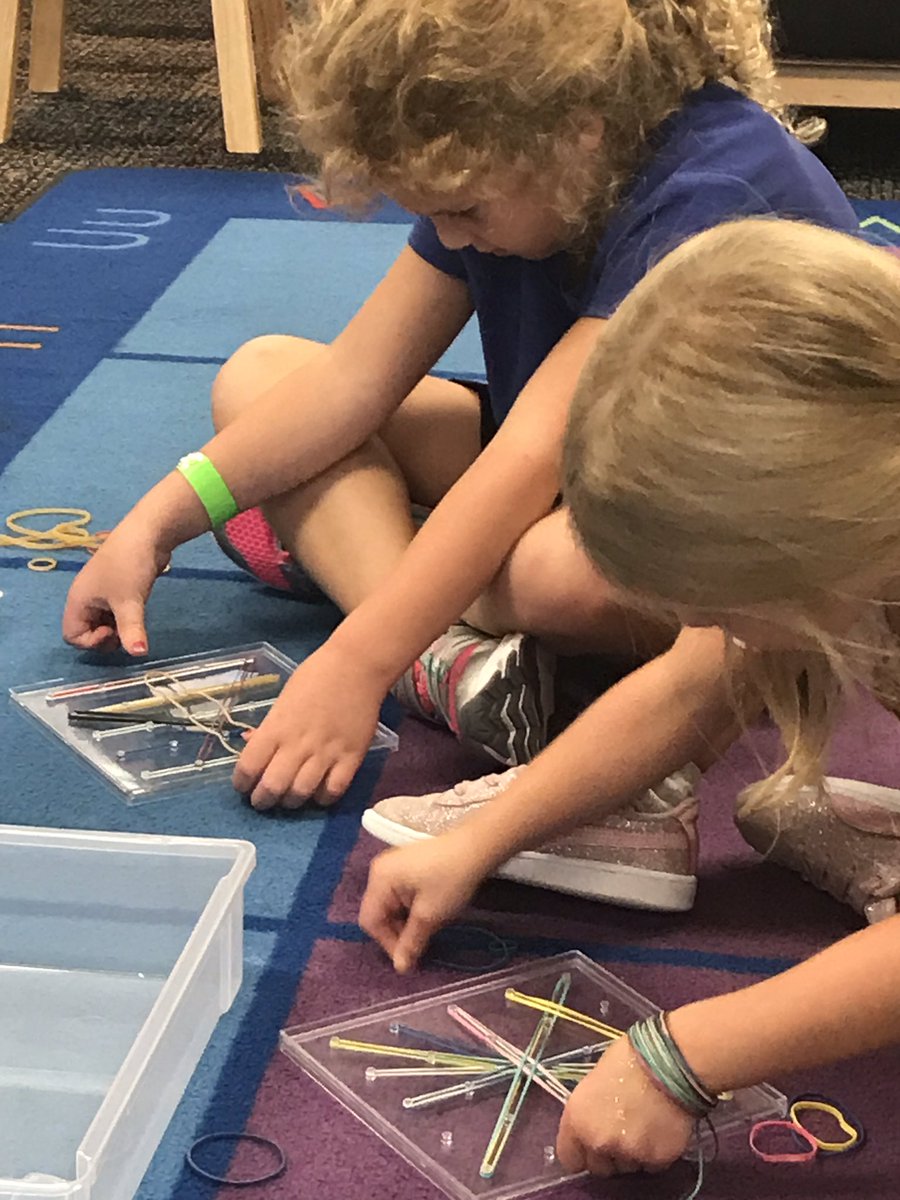 MrsDugachClass's tweet image. Working at workplaces! #geoboardshapes #everyoneisamathematician #cfevsHOME