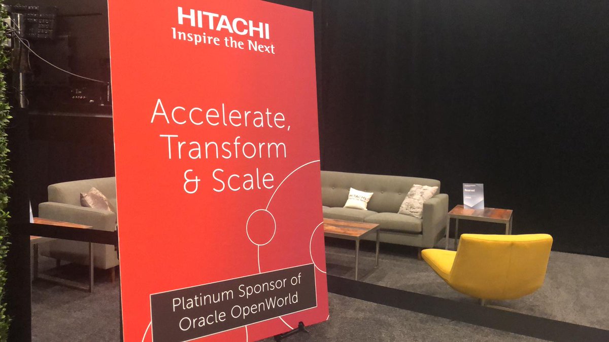 HitachiOracle's tweet image. Welcome to another day of #OOW19! Don&apos;t miss a 1:45 p.m. session with our own Manish Popli to hear how @Oracle and partners like Hitachi are accelerating #digitaltransformation: ow.ly/GRqK50wdCkM
