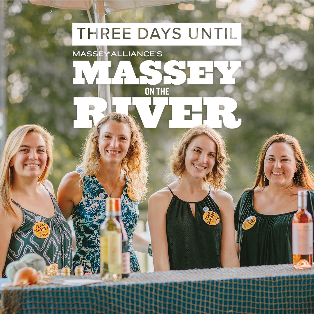 Can you believe that we have just THREE days until #MasseyOnTheRiverTurns10?? We can't wait!

Haven't got your ticket yet? You can buy them up until the day of the event or at the door! Tickets at Masseyontheriver.org

#MOTR19 <a href="/vcu/">VCU</a> <a href="/vcumassey/">VCU Massey Comprehensive Cancer Center</a>
