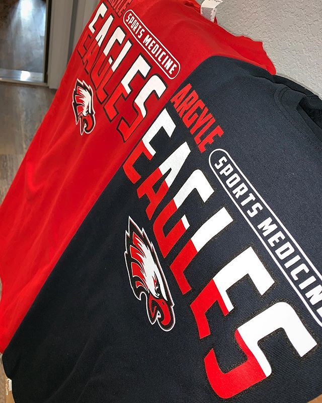 Ink_N_Stitch's tweet photo. Freshly printed tees for the @fitnwisesportsmed @argylesports Sports Medicine team!
-
#argyleeagles #argyleTX #argyleTEXAS #argylehighschool #screenprinting #screenprint #tshirt #tshirtdesign #graphicdesign #tshirts #tshirtprinting https://t.co/iUmRaolHca https://t.co/JoG3dLEJHJ