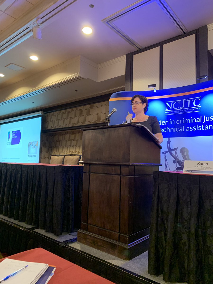 HeidiIllingwor1's tweet photo. Listening to Dr. Karen Shalev Green from the Centre for the Study of Missing Persons at the University of Portsmouth. She is talking about why people with mental health issues go missing. #mupc2019 https://t.co/eQ4ibHslRv
