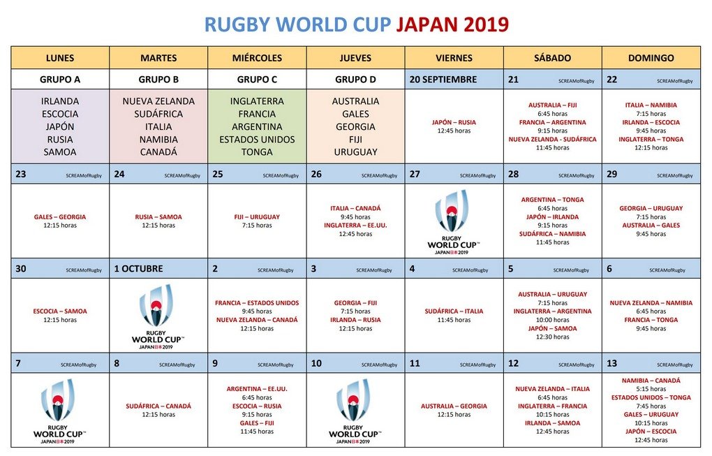 IrishCavern's tweet photo. ¡El Mundial de Rugby ya está aquí! A partir del 20 de septiembre,  te esperamos 🏉. Abrimos ⏰15 min. antes del comienzo de los partidos de las 9 y de las 12 (aprox.) que son los que compartiremos #IrishCavern @rugbyworldcupes #RWC2019 @MovistarRugby #ÚneteALaMeléMundial @vamos https://t.co/YidzU7d2jv