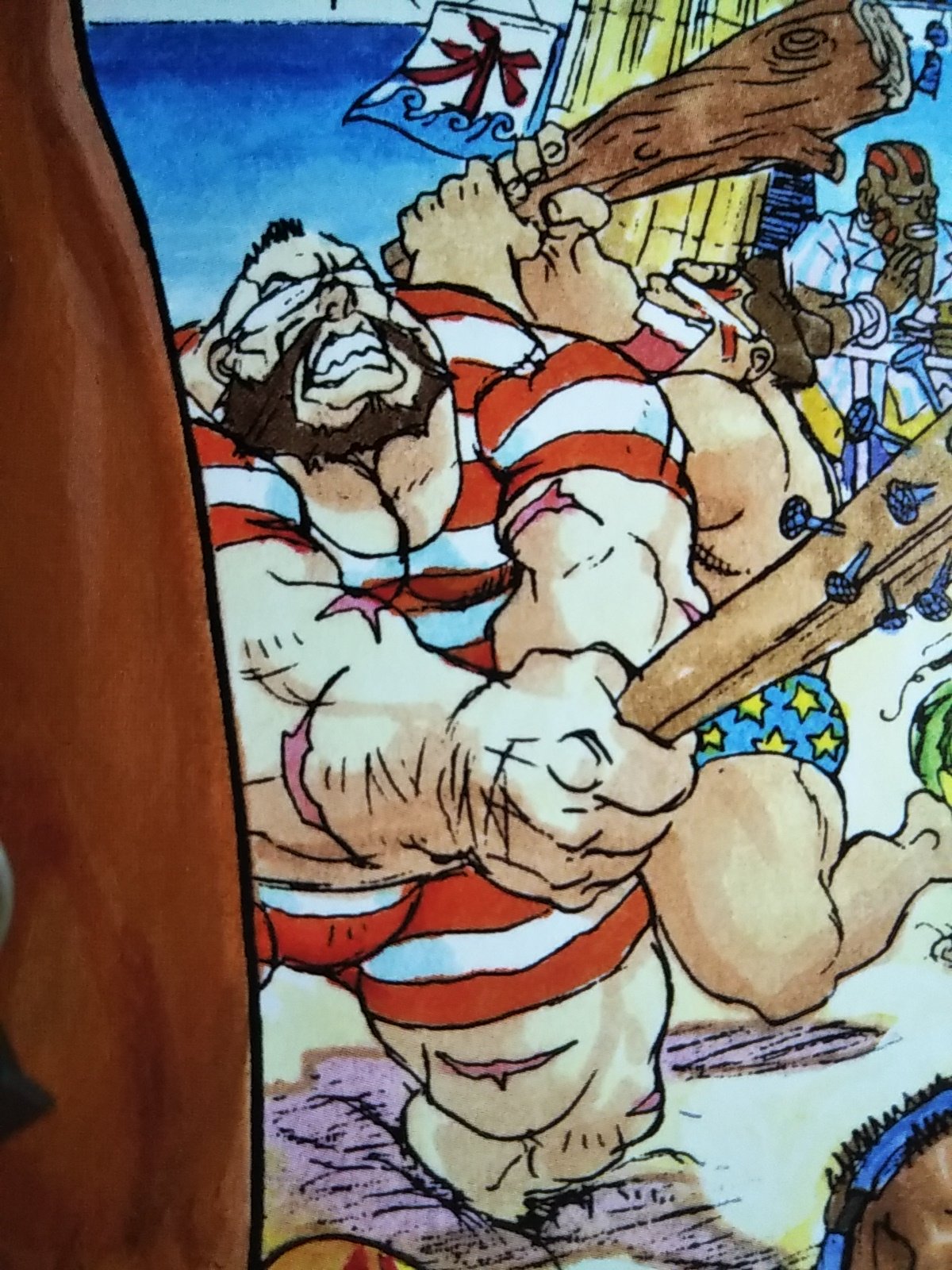 りょう Street Fighter Biachunli ザンギエフの水着は 西村キヌが描いたイラストと同じです T Co Rwlwe6f3hl Twitter