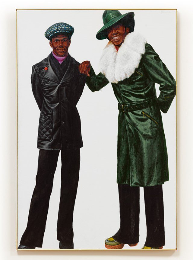 I’m super into Barkley L. Hendricks right now. He’s known for capturing the coolness of being BlackHe did a loooot to establish visuals of blackness in portraiture in 60s/70s. IMO he was out here challenging stereotypes of Blackness by applying an air of regality to his work