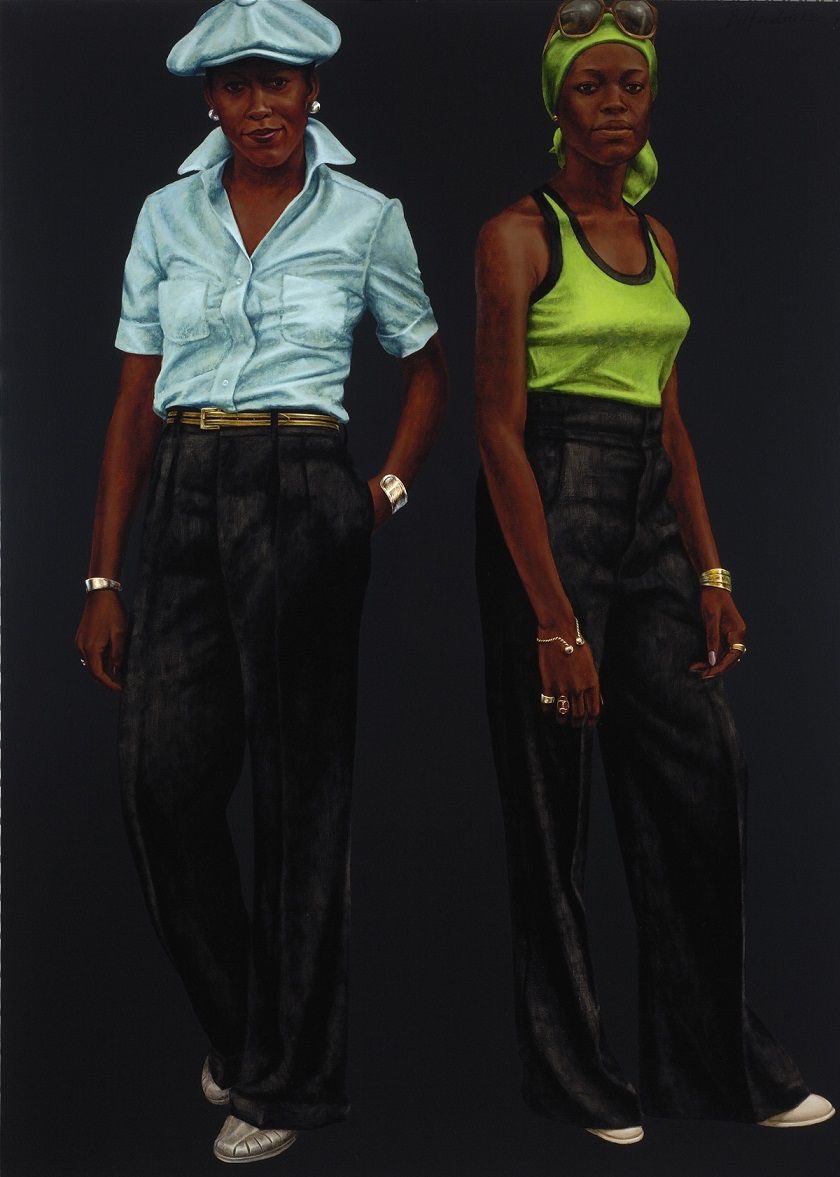 I’m super into Barkley L. Hendricks right now. He’s known for capturing the coolness of being BlackHe did a loooot to establish visuals of blackness in portraiture in 60s/70s. IMO he was out here challenging stereotypes of Blackness by applying an air of regality to his work