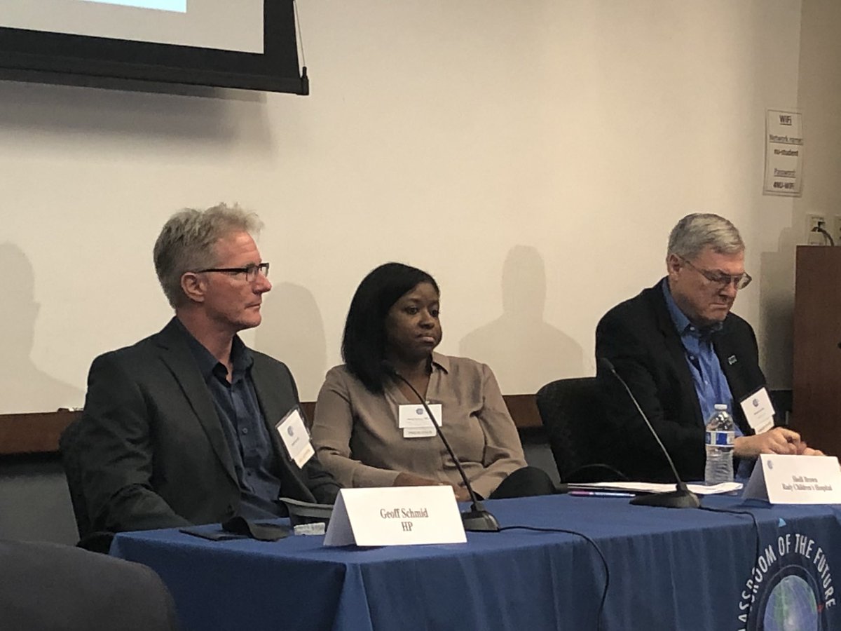 CherylHibbeln's tweet photo. CCF Panel including TMA Blue Tech President Michael Jones discusses genomics, Boz Institute and the ocean (the future of food, water, energy, medicine and real estate) the jobs of the future in San Diego #CCPS19 @sd_steam @LiisaB @UCSDExtension @radychildrens @HP @TMA_BlueTech https://t.co/aPwX0DlVhA