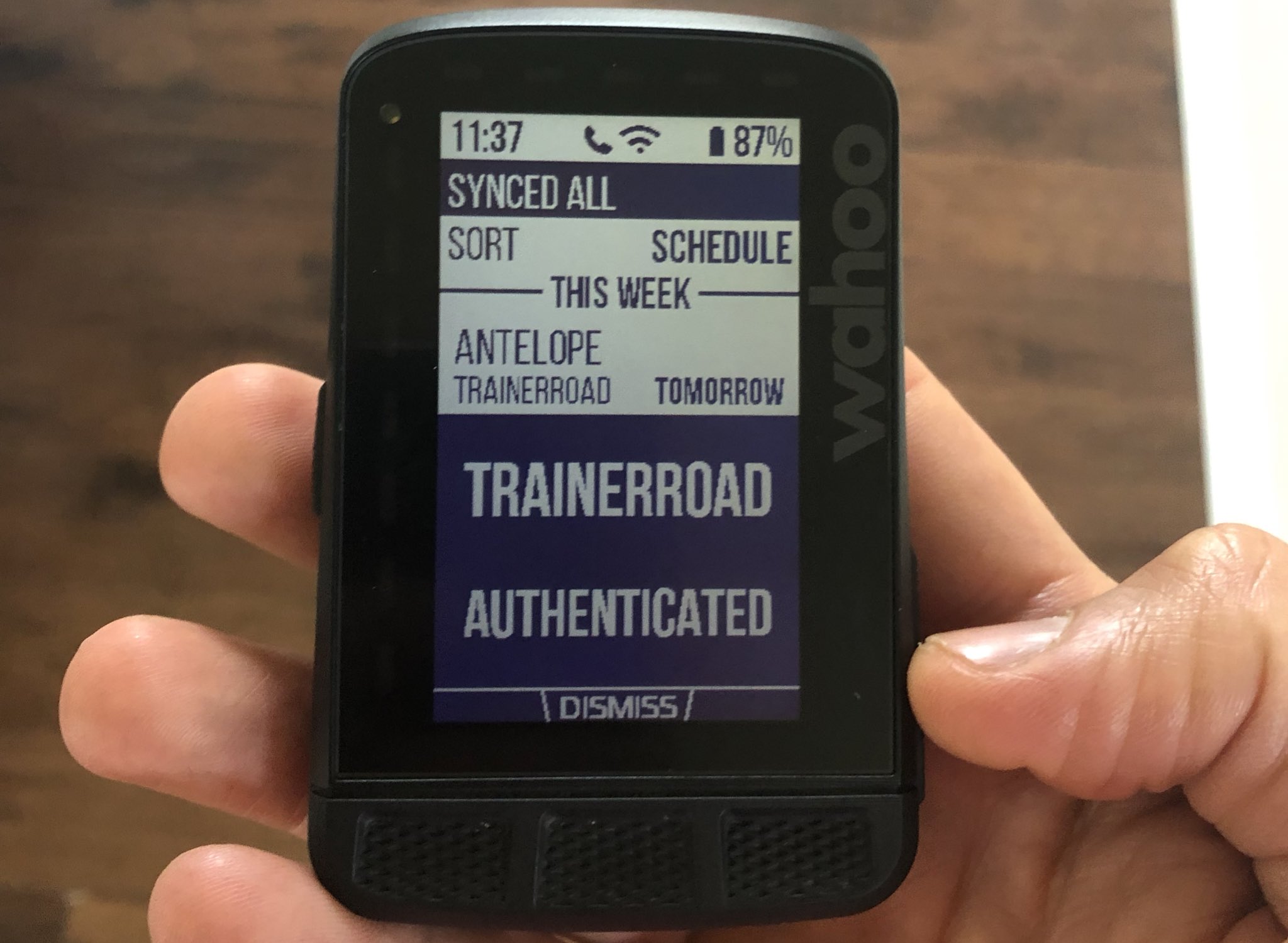 trainerroad wahoo elemnt