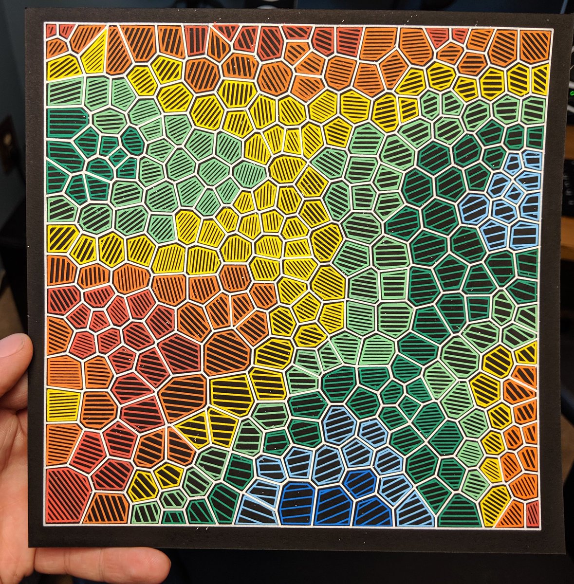 cabbagebot's tweet image. Iterating on a theme. #plottertwitter