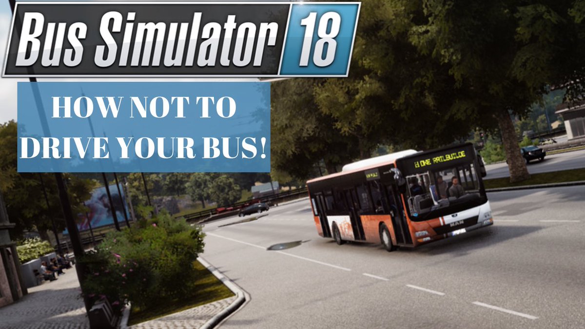 SomeGermanPlays's tweet photo. With the release of @bussimgame I’m gonna quickly show you how NOT to drive your bus! ⚠️⛔️ 🚌Link in bio! #bussimulator #bussimgame @bussimgame #bus #xbox #ps4 https://t.co/xiUihuPTre
