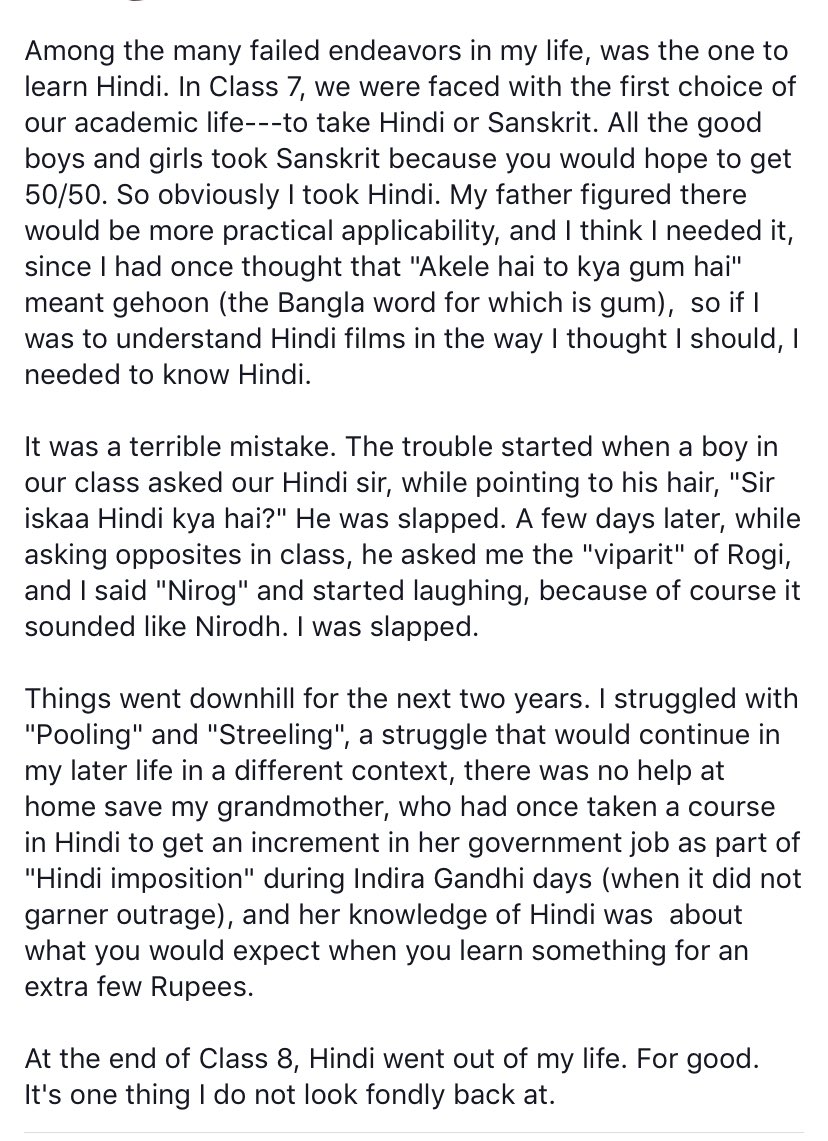 Arnab Ray On Twitter Memories Of Learning Hindi