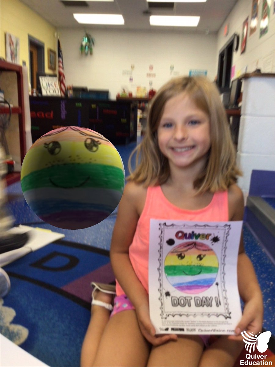 PLELibrarian's tweet photo. Dot Day in the library! https://t.co/8gOCBjK4D4