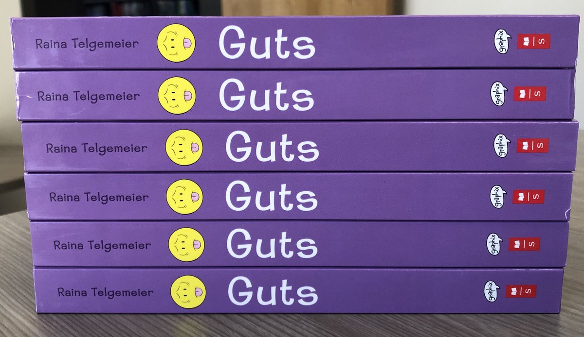 When students begin asking for a copy of GUTS by @goraina at 7:30am, you go to the nearest bookstore at 10am! #KeepThemReading #FavAuthor #cisdlib #westfam