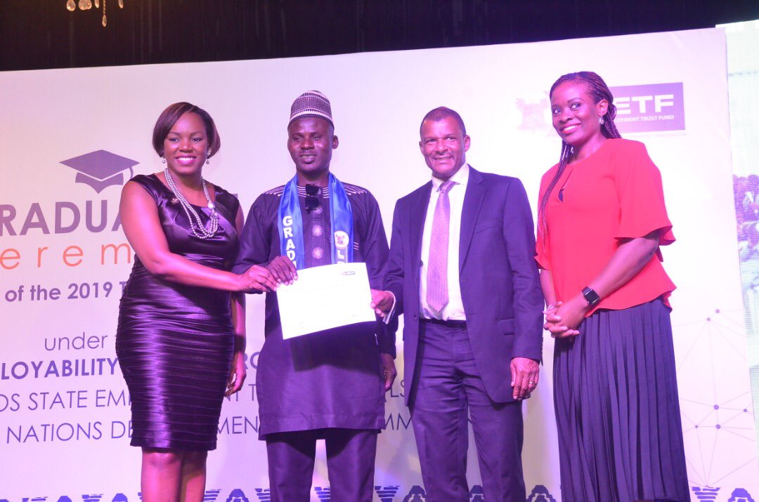 LSETF's tweet image. #Thread2: In attendance was the Governor of Lagos State, ably represented by the Commissioner of Education, Mrs. Folashade Adefisoye; the Acting Commissioner for Wealth Creation &amp;amp; Employment, Mrs. Solape Hammond; Mr. Muyiwa Odele, UNDP representative; LSETF Board of Trustees etc