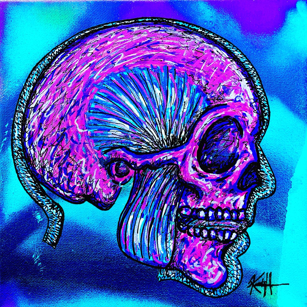 HansonsAnatomy's tweet photo. My #fix19talent is painting!!! so thankful for this awesome outlet to combine my love of science and art #fix19 #fix19talents #feminem https://t.co/cNH7SHOJNl