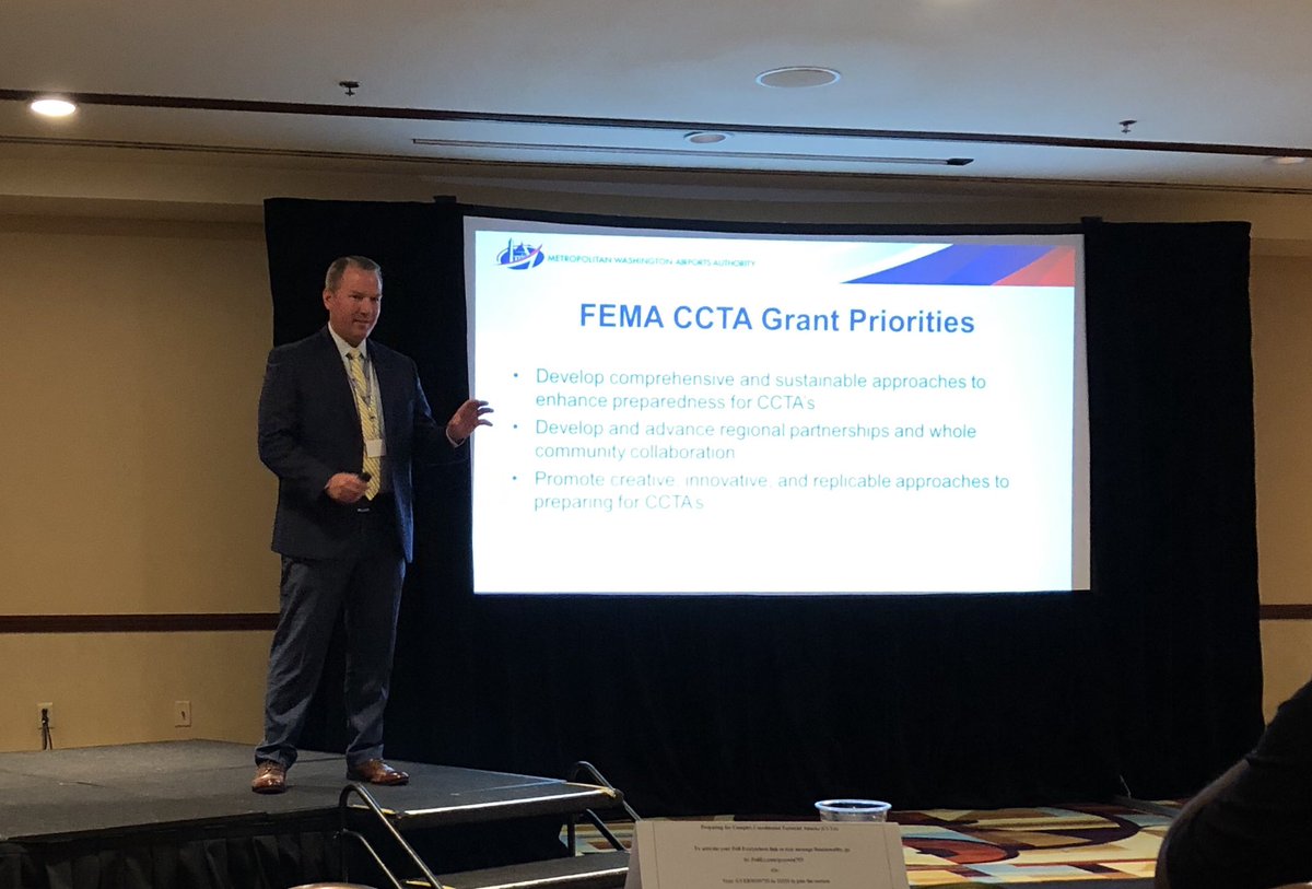 a362moore's tweet photo. We are presenting our CCTA plan at the 2019 #ALEAN fall conference. Good job Eric and Matt representing @MWAAPoliceChief @MWAAHQ https://t.co/aTBELGYods
