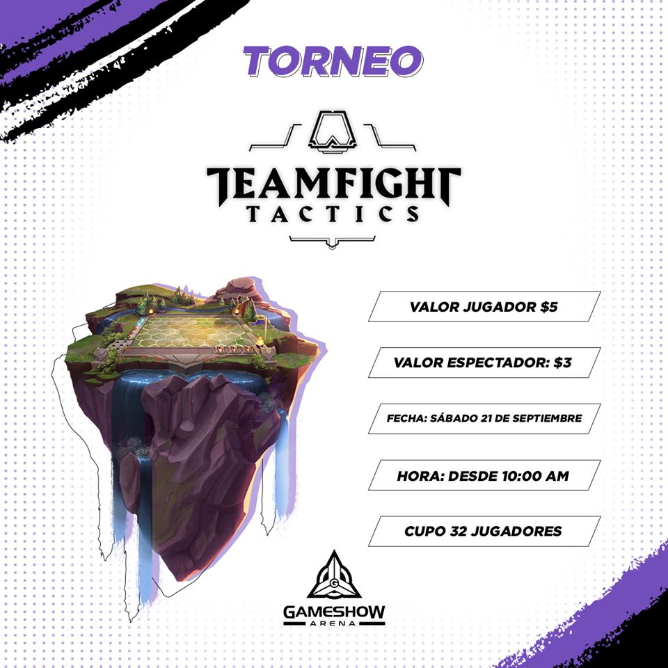 gameshowla's tweet photo. ¿No tienen planes para el sábado 21? No hay problema, tus amigos de @gameshowla tienen la solución: Training room de juegos de pelea y torneo de #TeamfightTactics. 

Double trouble ¡Los esperamos!🎮🏆👊 https://t.co/lMBKr0dWIK