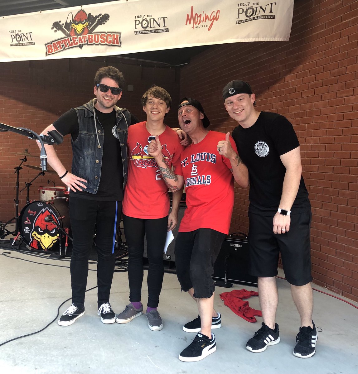 City_of_Parks's tweet photo. WE DID IT! We are this year’s Battle at Busch champions! Thank you to everyone that came out to either one of the games we played to support us! Thank you to @1057thepoint &amp; @mozingomusic for putting on such a cool event, providing the gear, and being so rad to work with! Cheers! https://t.co/Fc7eq9aHet