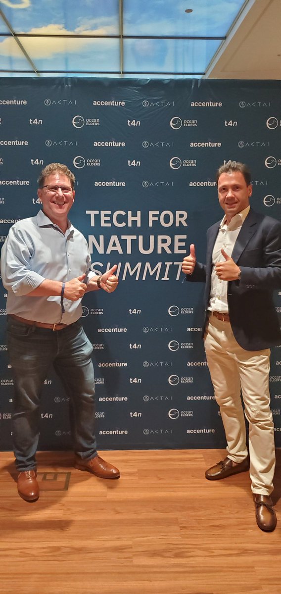 Great to meet a fellow Georgian Venthre Capitalist at Tech for Nature Summit! @nzaldastani Very humbe and great personality. ✌️ Many thanks to @gigib1 and @KiteVC for gathering such a wonderful group of entrepreneurs, activists and investors centered around sustainability cause!