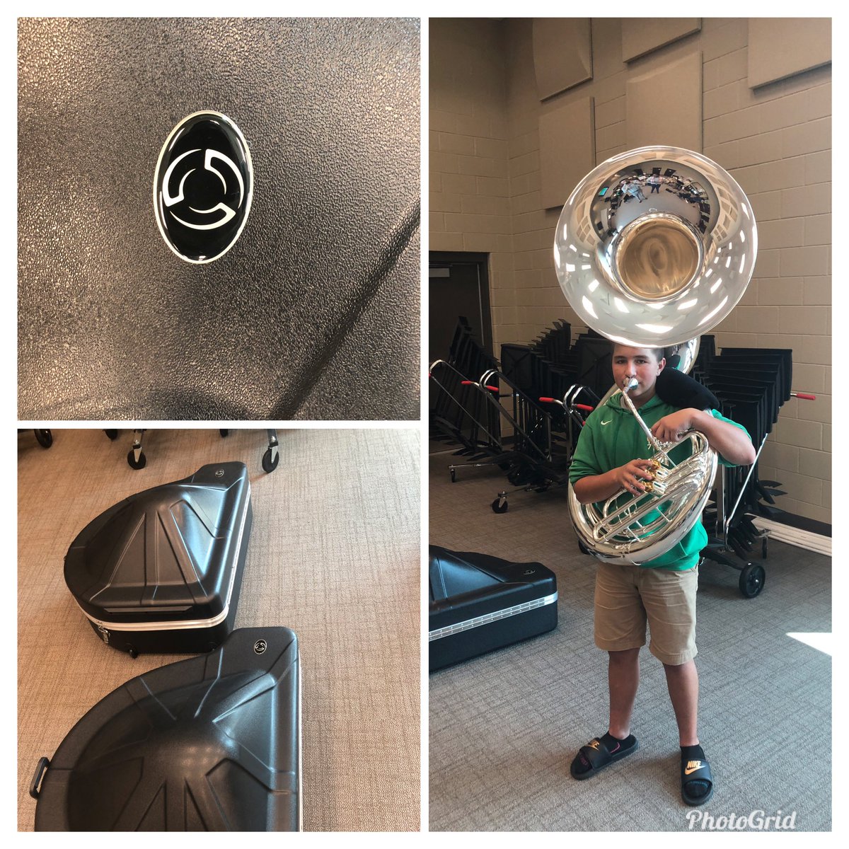 Excited about our #systemblue sousaphones