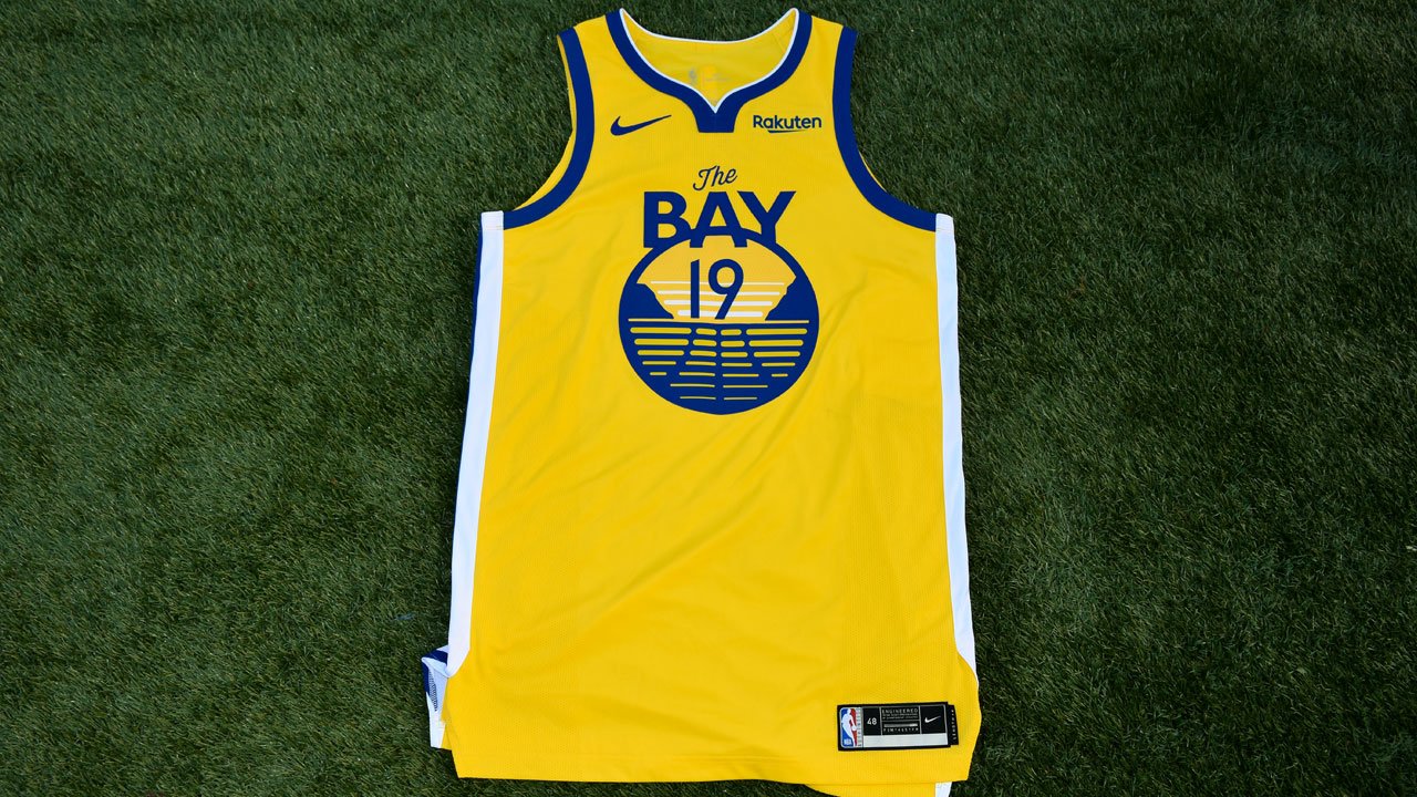Golden State Warriors on X: 》The Bay – Statement Edition《 The Statement  Edition uniform features the team's new The Bay logo, portraying a  landscape of seaside cliffs overlooking water accompanied by an