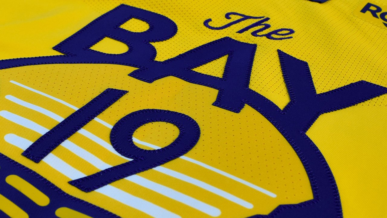 Golden State Warriors on X: 》The Bay – Statement Edition《 The Statement  Edition uniform features the team's new The Bay logo, portraying a  landscape of seaside cliffs overlooking water accompanied by an