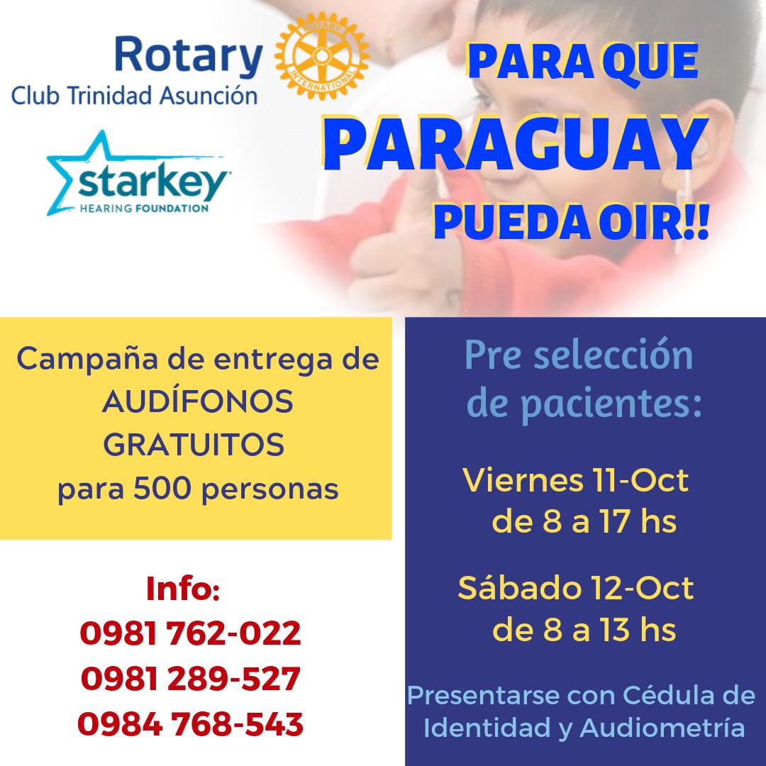 rctrinidad4845's tweet image. ¡Para que Paraguay pueda oir! #Rotaryconectaelmundo