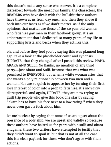 jackhighlands's tweet photo. if you want to know why i'm going to stop supporting kbr, you can read my wlu review here. it's been a long time coming but as someone who's poc AND bi, i can't sit still while im being treated as object to fetishize instead of being respected. https://t.co/Zk4aExr1oU https://t.co/Zq1bmBvjI1