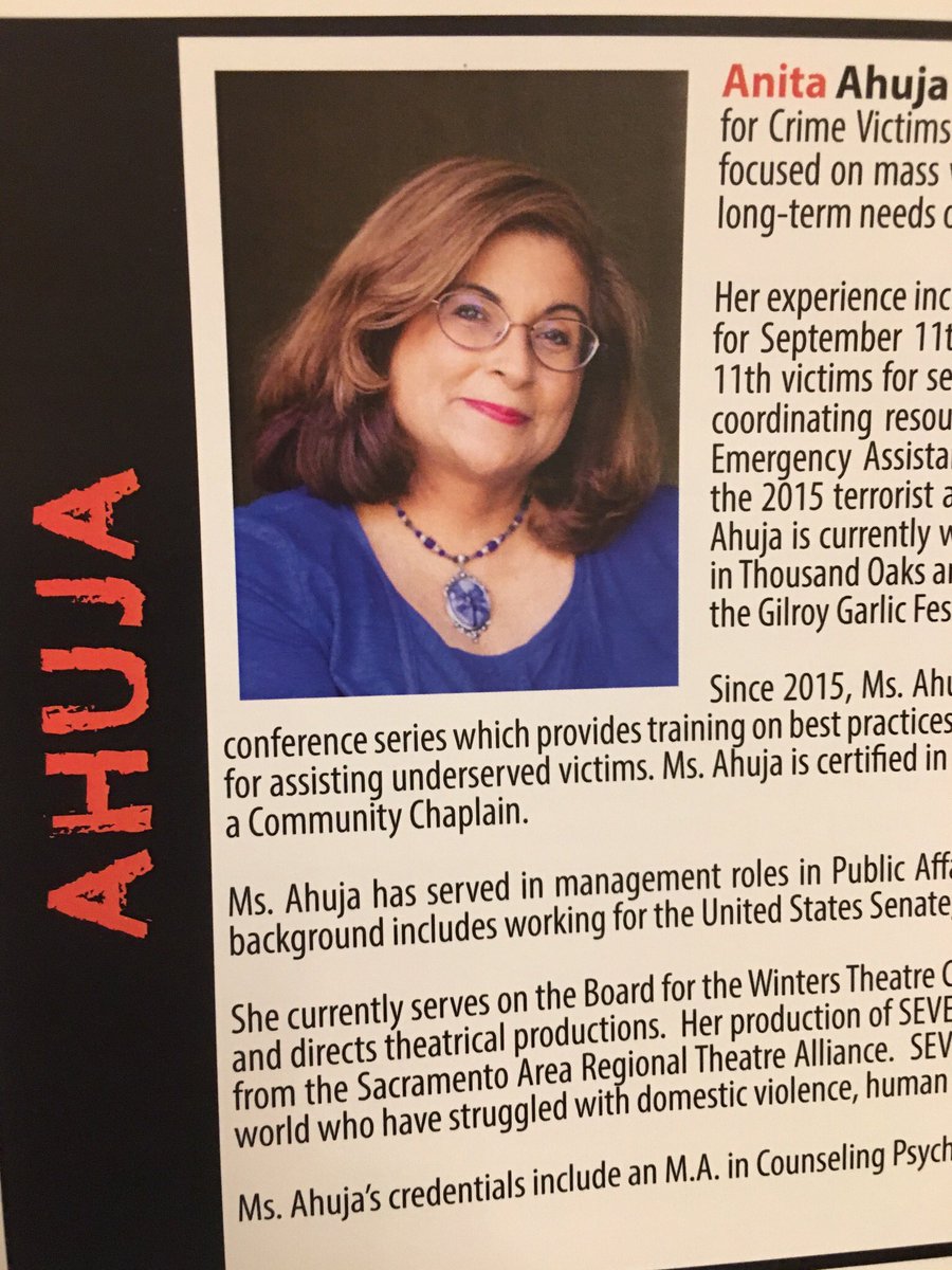 AzEIN's tweet photo. “We will help people get through it, to be resilient, and to recover.”
Consultant Anita Ahuja with the Federal Office for Victims of Crime discusses how to best serve victims, families, survivors, responders and citizens affected by mass violence incidents. #DEMAsymposium https://t.co/ydq1BgpNG6