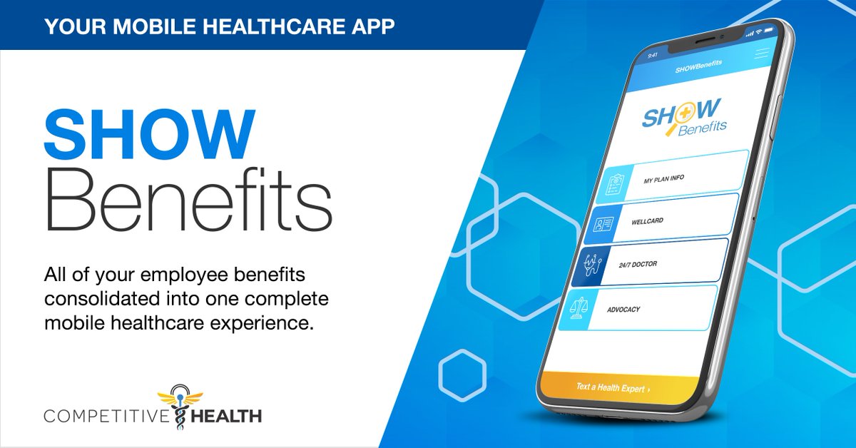 ShowBenefits's tweet photo. All your benefits info in one app. Track deductible spending and more with SHOWBenefits. Get started today: https://t.co/BEqsP7iD4C
#EmployeeBenefits #App https://t.co/xvuFYj05E5