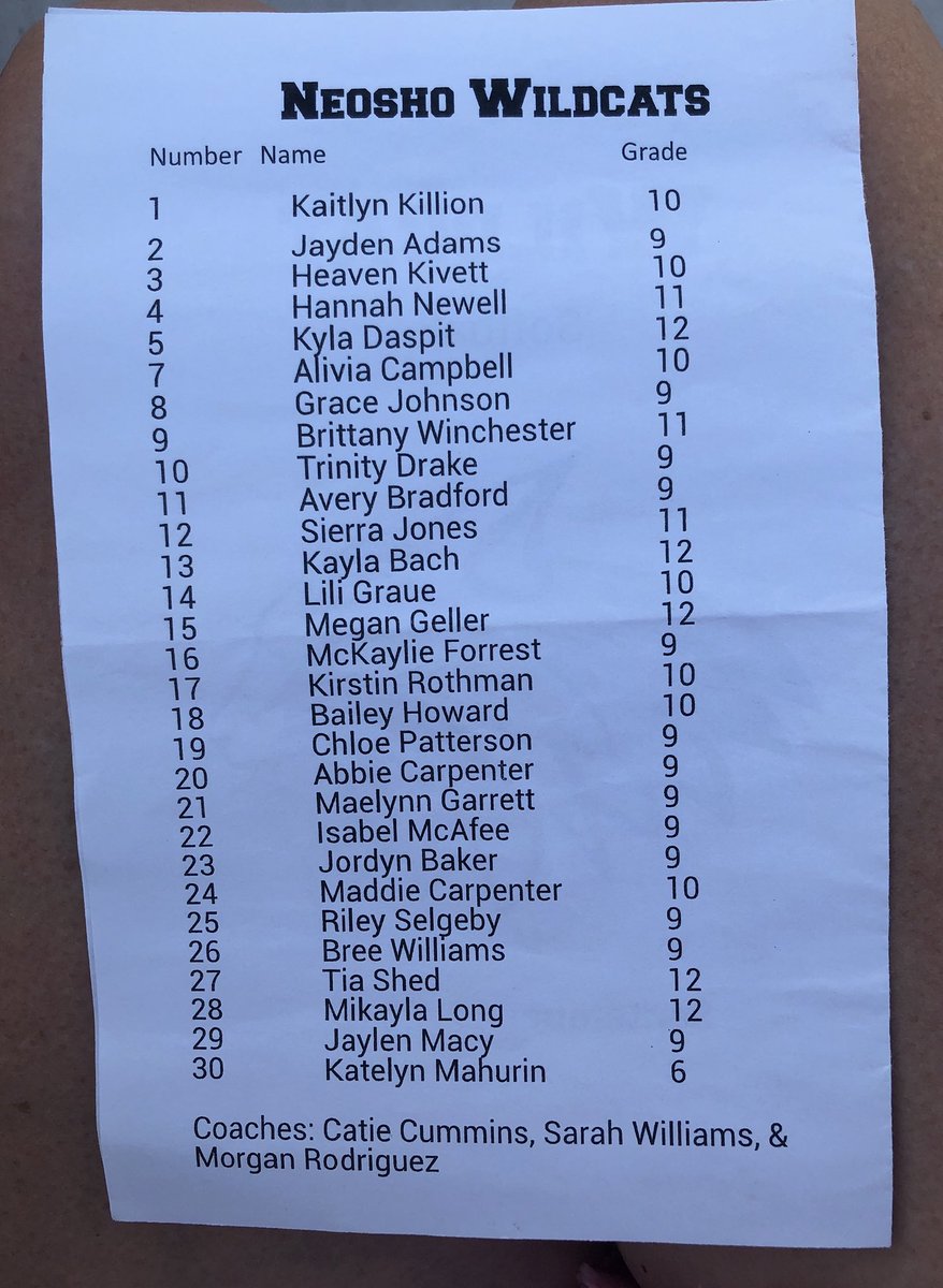 The <a href="/TheMIAA/">The MIAA</a> is well represented on <a href="/NeoshoHS_SB/">NHS Softball 🥎</a>  staff. @GorillasSFB <a href="/mosolions/">Missouri Southern</a> <a href="/MissouriWestern/">MoWest</a> @CumminsNeoshosd <a href="/mo_rath/">Morgan Rodriguez</a> <a href="/sarahwillNMS/">Sarah Miller</a>