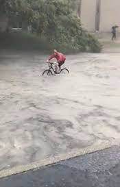 magda_harden's tweet photo. to all the freshmen hoping a&amp;m cancels class tomorrow because of the rain... they won’t. https://t.co/8EmaPQFCCu