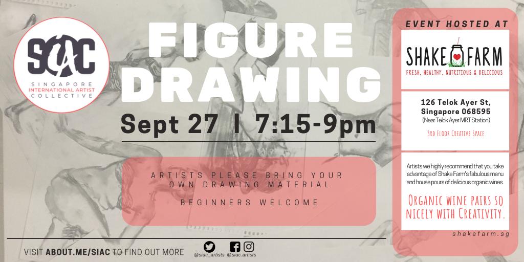 SiAC_artists's tweet photo. Our Figure drawing sessions are back! This month we are teaming up with Shake Farm HQ in their stunning creative space.

Join us for an evening of figure drawing, organic wine and yummy food at Shake Farm HQ. To participate please register at https://t.co/mvqE9PkN65 https://t.co/U5G2LaNBrh