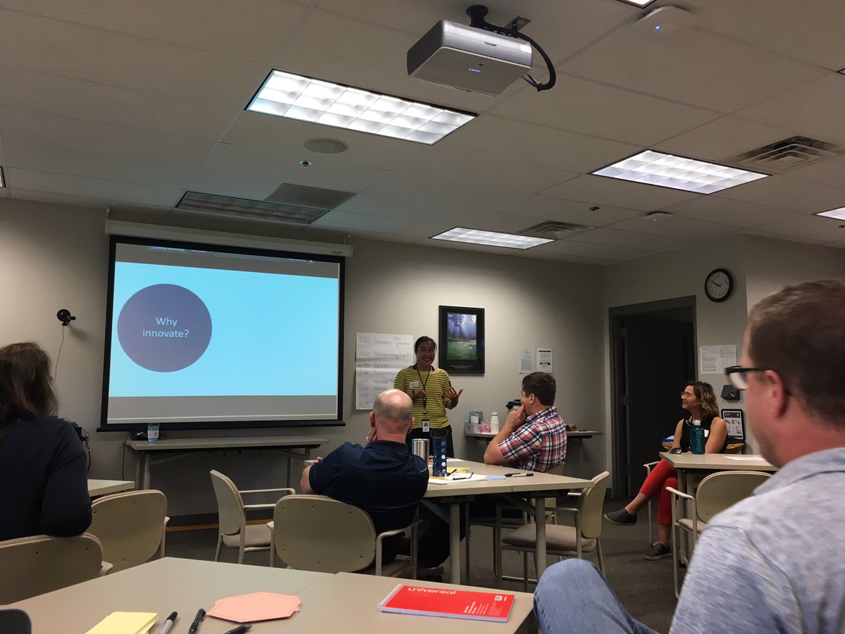 AndrewEMN's tweet photo. Had a great time with @MnPCA #Rochester staff talking #innovation system and #innovationweek. Excited for their ideas π‘ #PCAleads #PCAinnovates #OIU #Baldrige #IdeaScale @CI_Minnesota https://t.co/OL84RLqAKg
