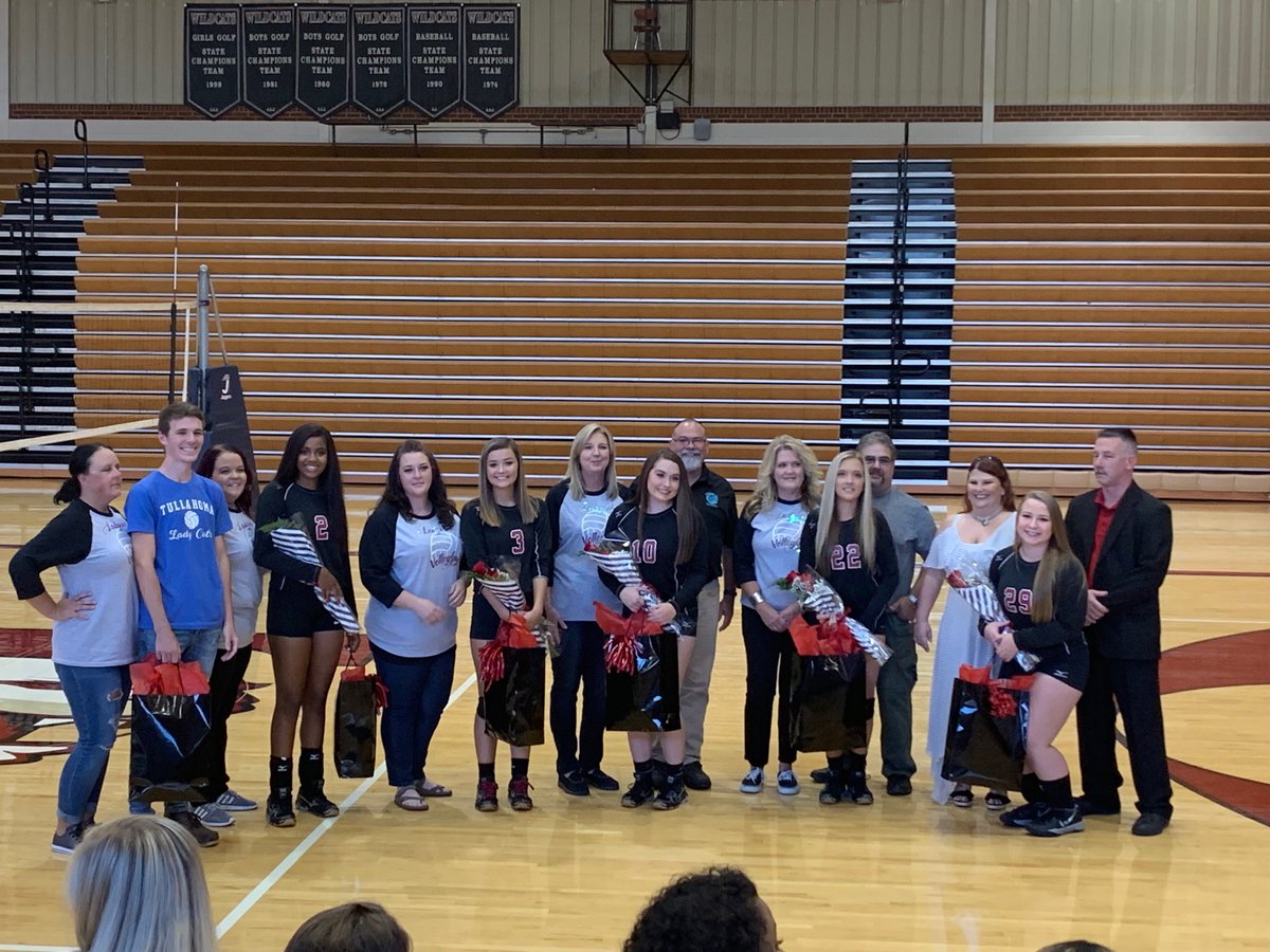 Senior Night at volleyball. Congrats, Class of 2020! ⁦<a href="/TullahomaHS/">Tullahoma HS</a>⁩ ⁦<a href="/TCSPublic/">TullahomaCitySchools</a>⁩