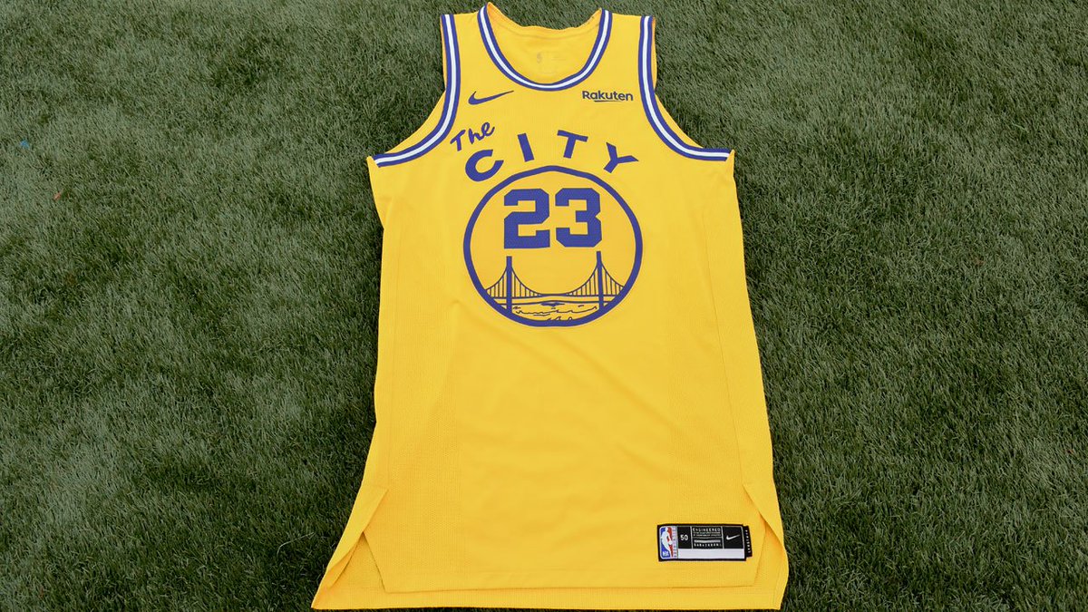 the bay yellow jersey warriors