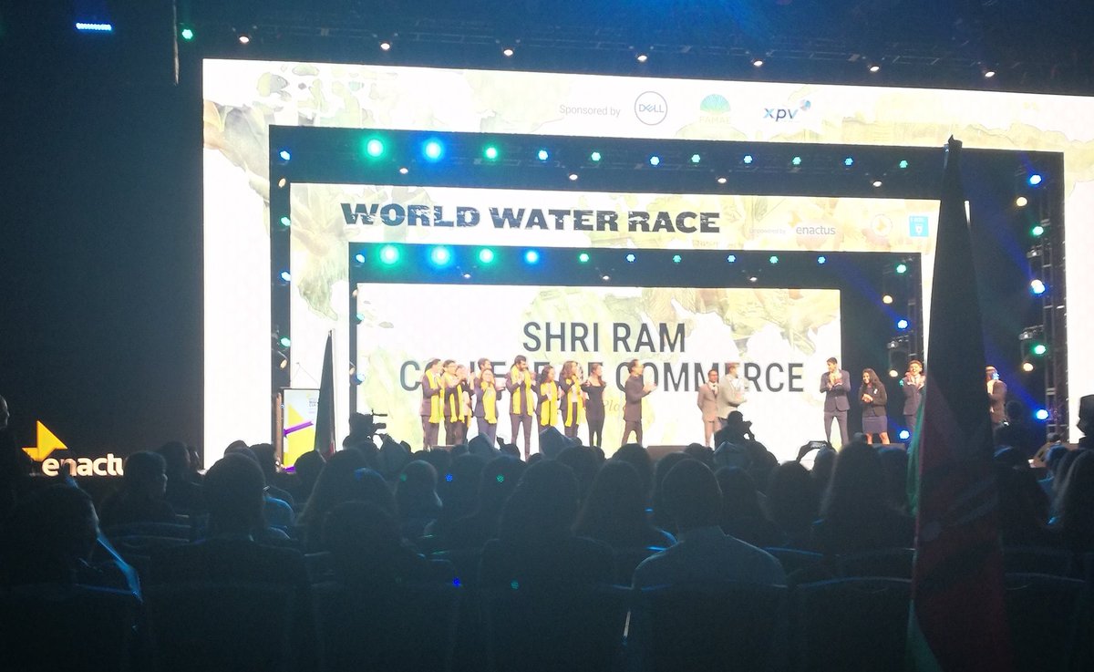 Congratulations to @enactusbrazil  and @EnactusIndia for the #WorldWaterRace Challenge! 👏 Beautiful projects and wonderful impacts 🌎
#newgenleader #EnactusWorldCup
