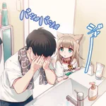 思わずお水をペロペロ？そんな猫の擬人化が可愛すぎる‼