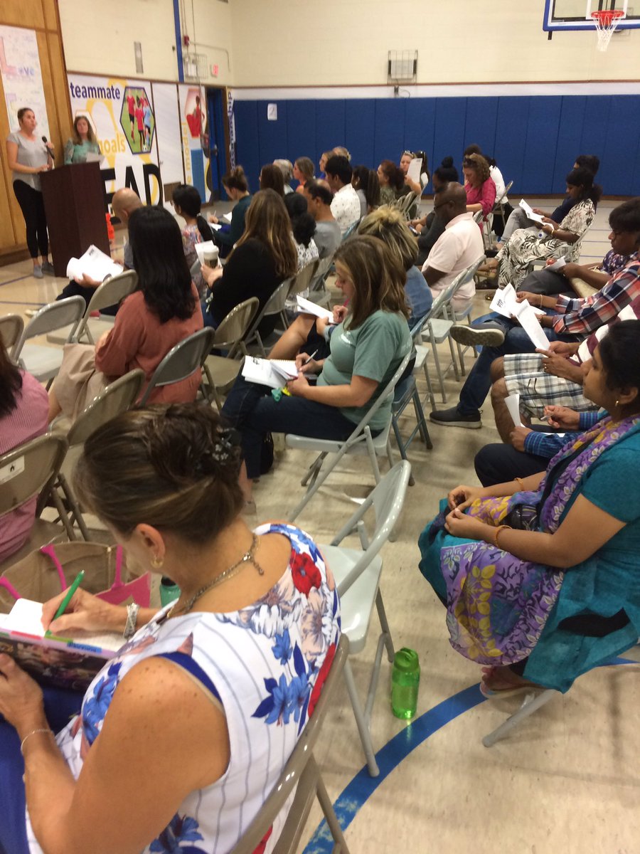 A great turn out for our first PTA meeting!! #TheHill